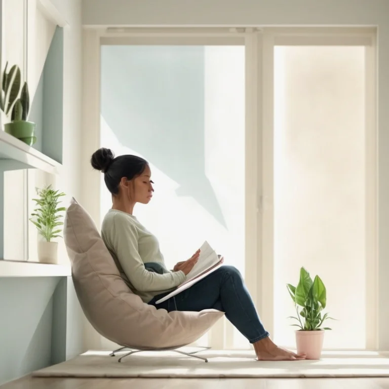 Visualisierung für ruhiges Denken und achtsames Leben